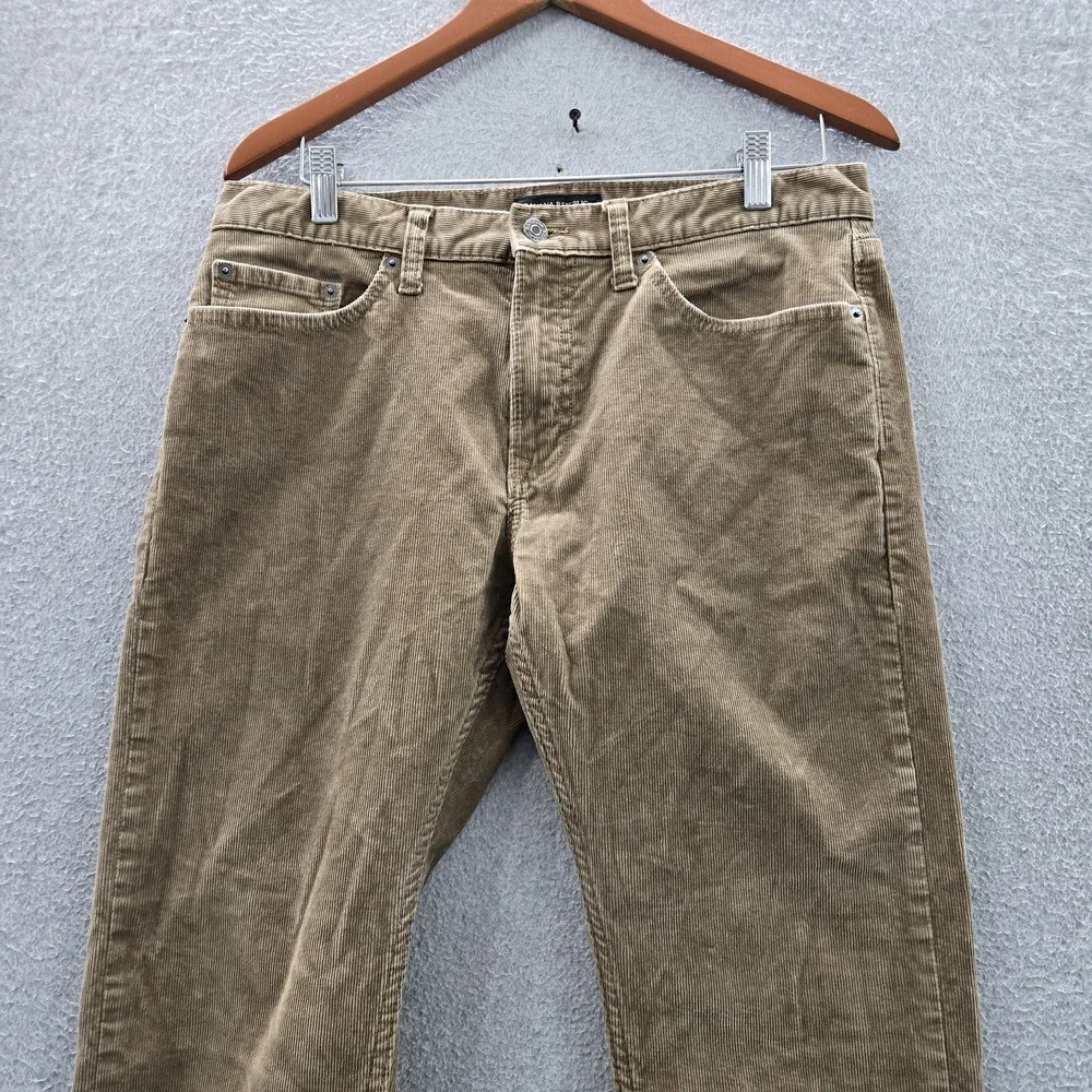Banana Republic Men Pants 32X32‎ Khaki Corduroy Slim Fit 30